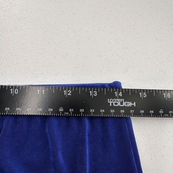 Drapers & Damons Blue Petite Large Midi Skirt Elastic Waistband Cobalt Maxi - Picture 5 of 5